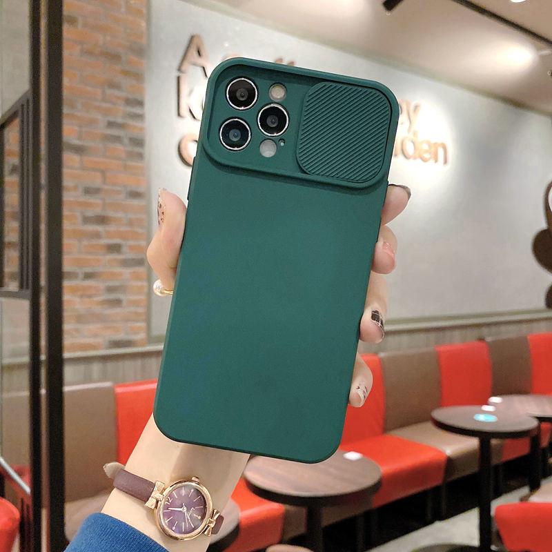 

Жидкий силиконовый чехол для iPhone 13 12 11 X Samsung Galaxy S22 S21 Xiaomi Redmi 10 10C Note 10 10S 11 11S с крышкой и защитной крышкой для объектива Redmi Note 11/Note 11S 4G темно-зеленого