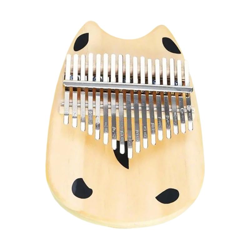 17 Keys Mini Thumb Piano, Finger Piano Musical Instrument for Kids Adults and Beginners, Music Gifts Wood Finger Piano