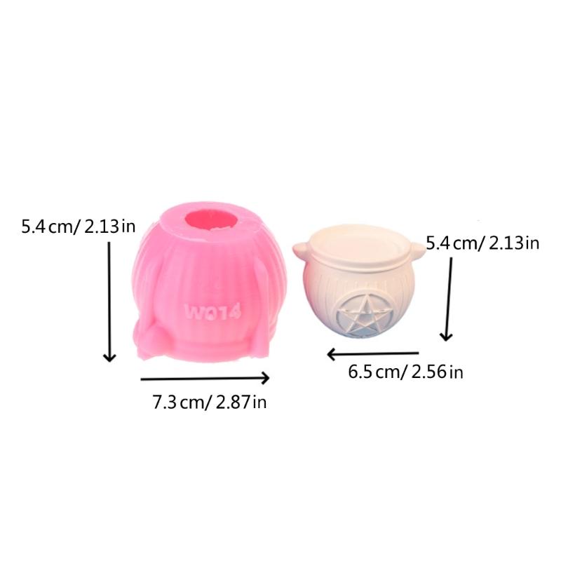 Ball Candlesticks Silicone Molds Star Candle Holder Resins Molds DIY Epoxys Castings Mould for Table Home Decorations