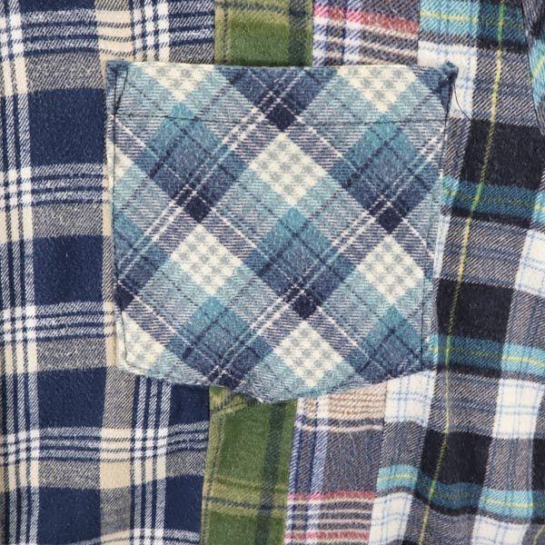 Rebuild by Needles Made In Japan Check Pattern Long Sleeve Shirt S Men's Used