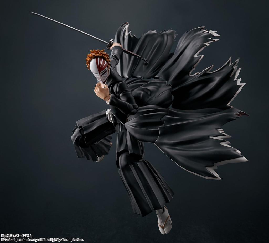 TAMASHII NATIONS S.H.Figuarts BLEACH Ichigo Kurosaki -Getsuga Tensho- Approx. 155mm PVC & ABS Painted Movable Figure