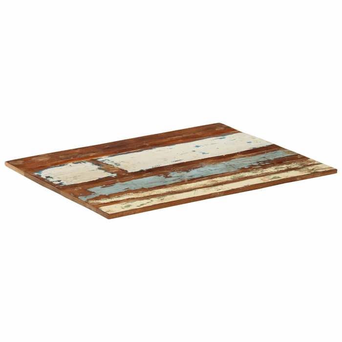 VidaXL Dessus de table rectangulaire 70x90 cm 15-16 mm Bois récupéré