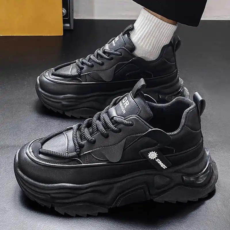 Fashion Plus Size Sumer Mens White Dress Shoes Heels Sport Dress Shoes Man Luxury Vip Brand Shoes Sneakers Play Minimalist