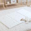 Nishikawa Nap Nap Nursery Made in Nap Mat 47727 Star Nap Futon, waschbar, Futon, Kindergarten, Schule, Japan, Muster/Weiß [700]