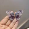 Retro light luxury handmade enamel embroidery butterfly brooch female niche high-end pin DIY high-end corsage