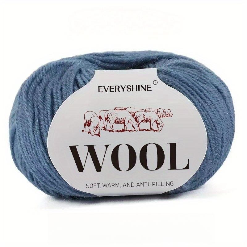 

6 упаковок пряжи из смеси шерсти (50г/шт., 120м) Мягкая и теплая разноцветная пряжа для вязания спицами и крючком для свитеров, средней толщины, спицы/крючки 2,0-3,0 мм