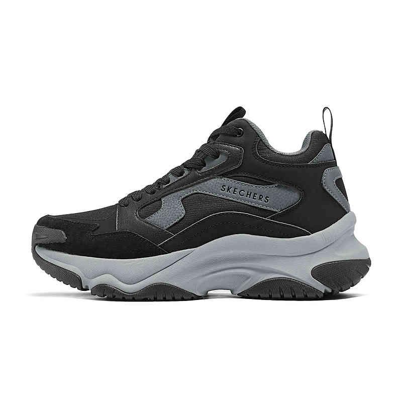 Skechers Street Men Comfort High Top Dad Shoes Black 183198-BLK 42
