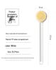 Soft Bristle Long Handle Bath Brush & Back Scrubber with Sponge Bath Ball