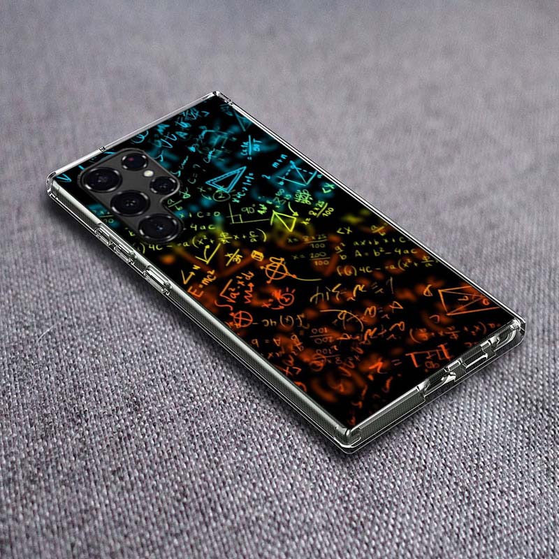 

Химико-математическая формула Чехол для телефона Samsung Galaxy S24 S23 S21 S20 FE S22 S26 Ultra S25 Edge S10 Plus Прозрачный ТПУ Чехол Защитный Samsung S22 Plus