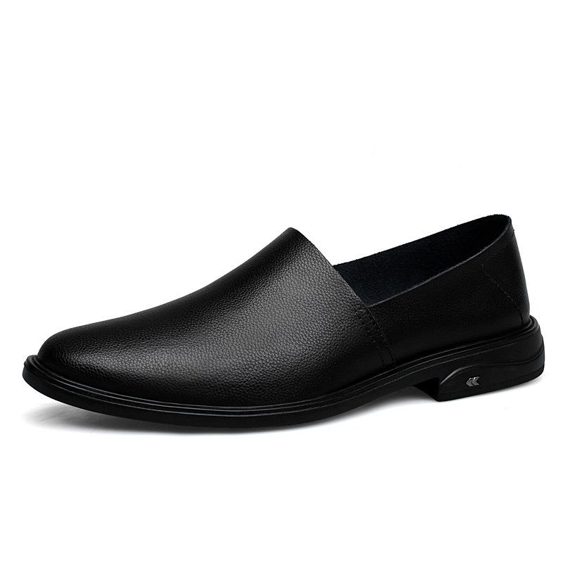 

Ветер мужские маленькие кожаные туфли лето низкие повседневные мужские туфли тренд большой размер туфли-лоферы на одной педали 38