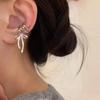 Women's Bow Ribbon Ear Cuff: Versatile Cold Style Jewelry, Ideal Christmas Gift