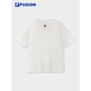 FILA FUSION Women's Slim-fit Knitted Short Sleeve T-Shirt