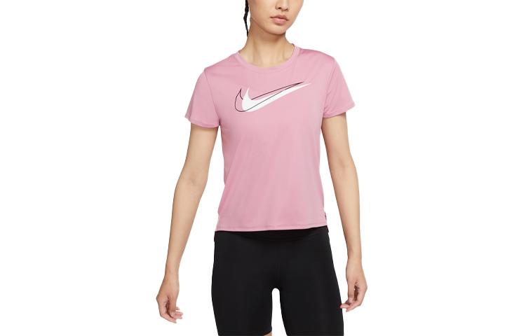 Nike Set in Sleeve Running T Shirt Women s Pink DD4899-630 M