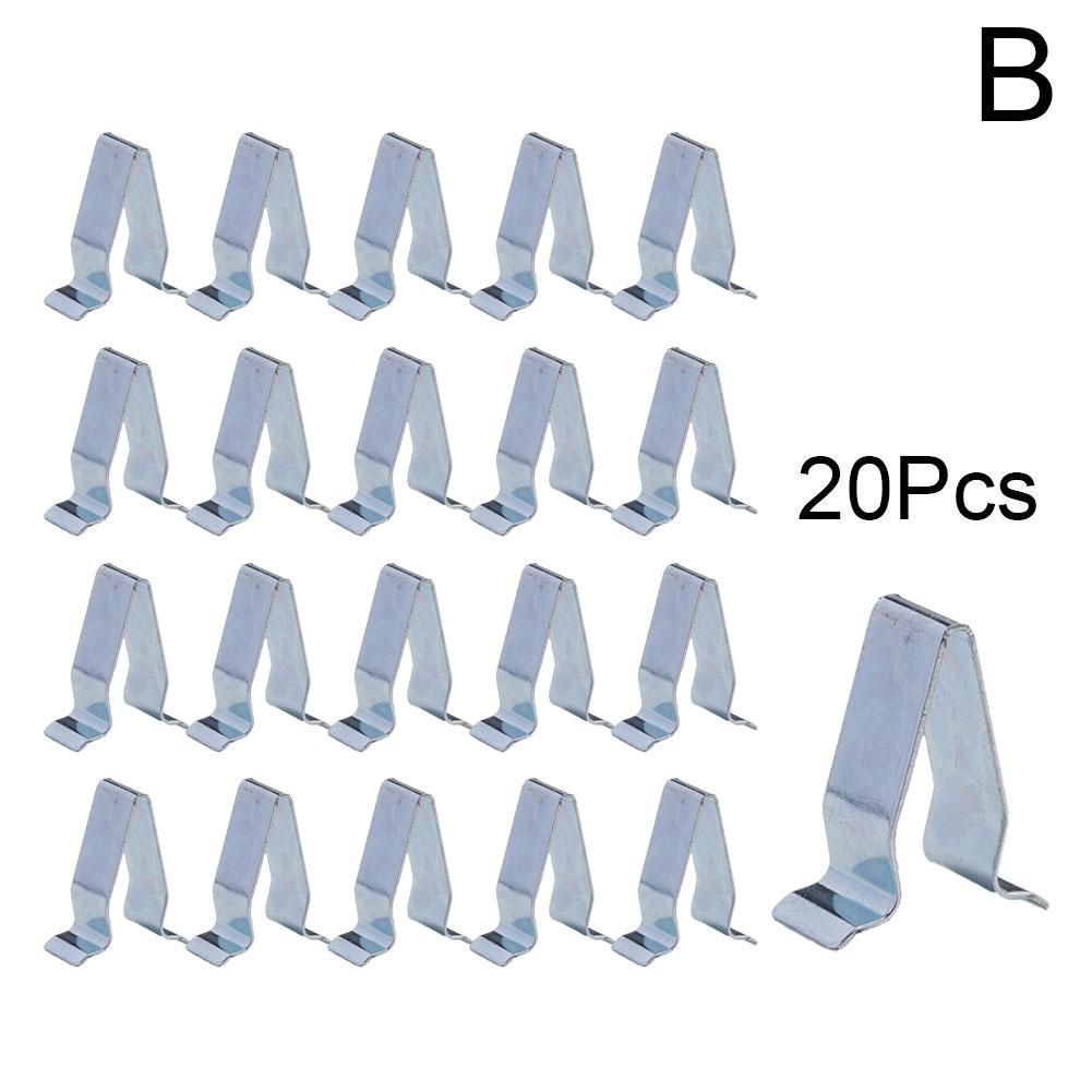 

20 шт. Металлические зажимы для крепления накладок на дверные полосы автомобиля для VOLKSWAGEN Seat, багажника, двери багажника