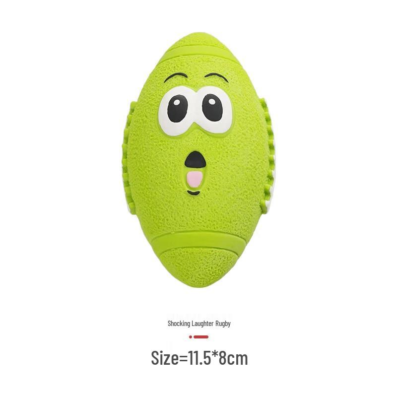 EETOYS Giggle Rugby Pet Training Ball