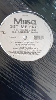 

12inch Record MIISA Set Me Free Y248801 ICHIBAN 1996 US Dance Electronica Used