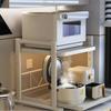 Adjustable Pull-Out Kitchen Appliance Storage Rack