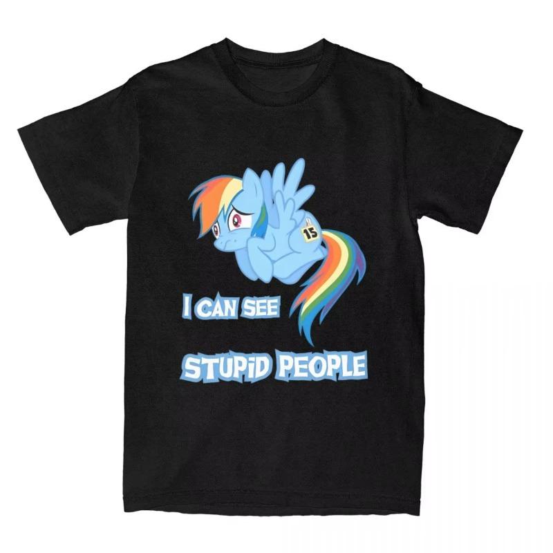 Derpy Hooves Stud Muffin Children's T-shirt 100% Cotton Hip Hop Short Sleeve Round Neck Parent Child T-shirt