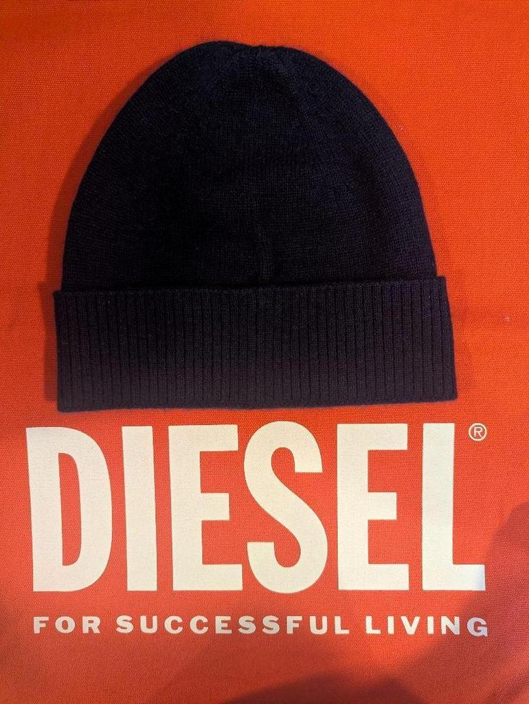 [USED] DIESEL Current Model Cashmere/Wool Blend Knit Cap