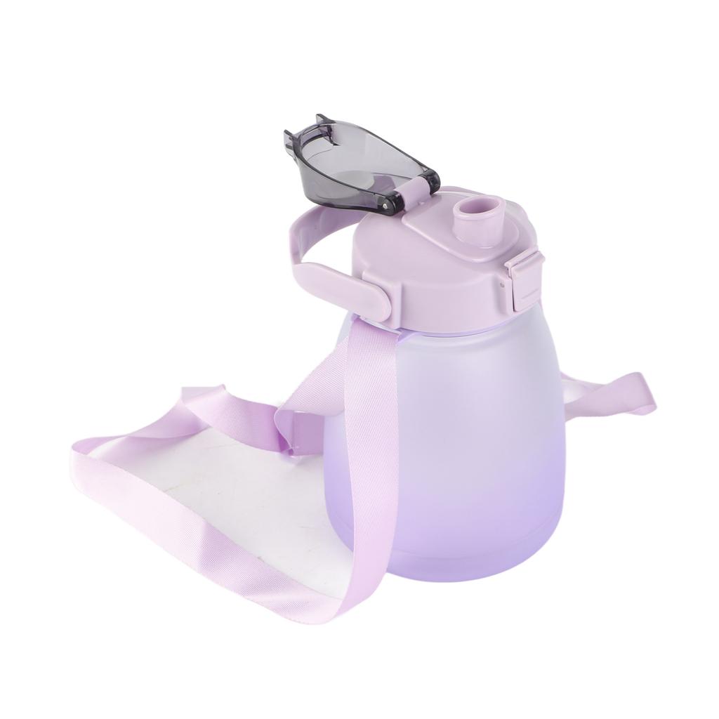 Kawaii Water Bottle 1300ML Large Capacity Water Bottle Portable Sports Bottle Straw Water Jug with