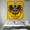 German Empire Wall Tapestry Aesthetic Wall Hanging Printed Fabric Blanket Decorative Tapestries for Bedroom Living Room Home Decor