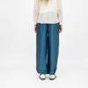Women's Regular Satin-effect Penny-patterned Trousers LA PETITE ETOILE