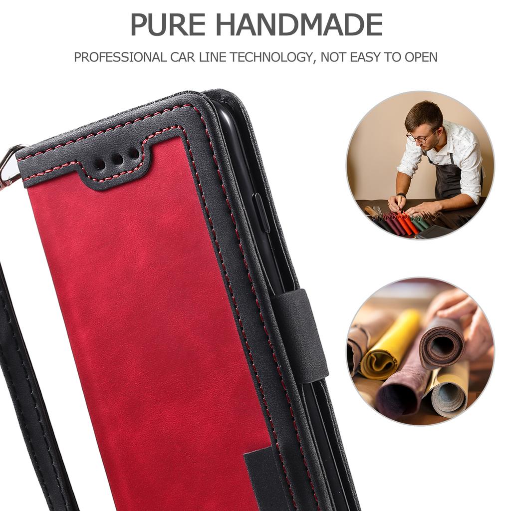 For iPhone 16e Case RFID Blocking Wallet Stand Leather Phone Cover