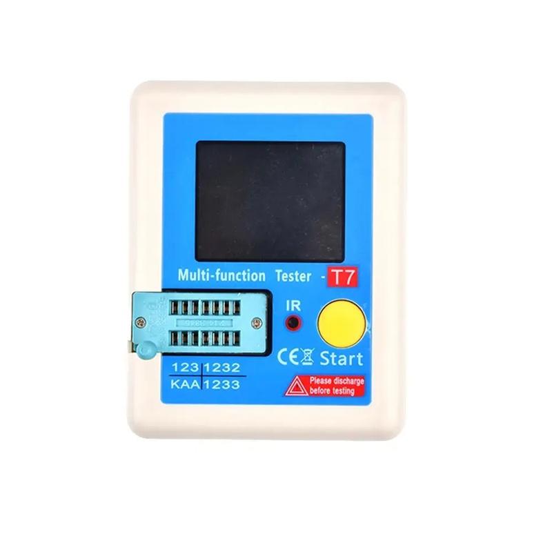 LCR-T7 Transistor Tester LCR Meter Multimeter Colorful Display TFT For Diode Triode NPN/MOS/PNP Capacitor Resistor Transistor