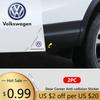 For VOLKSWAGEN VW Car Transparent Door Corner Protection Decals Stickers Car Styling For Volkswagen VW GTI Golf 4 5 6 Passat Jet