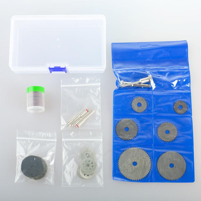 

41 шт. Мини-дисковая пила, режущий диск HSS, вращающиеся сверлильные инструменты, аксессуары, набор алмазных режущих дисков, деревообрабатывающие инструменты