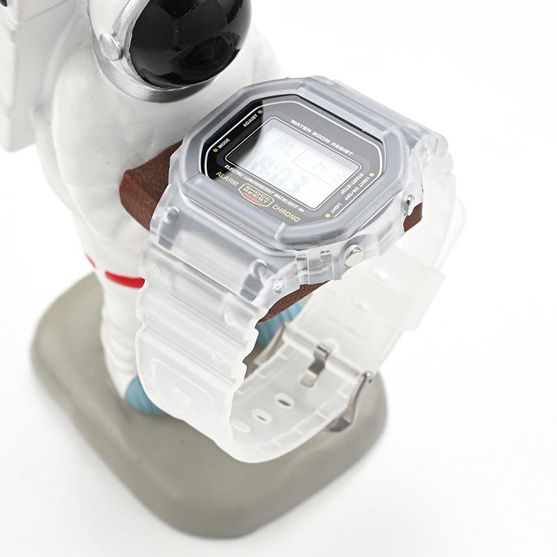 Strap With Case for Casio G-Shock DW-5600 DW-5000 GW-M5610 GLX-5600 Men Women Replacement Rubber Resin Shell Watch Band Bracelet