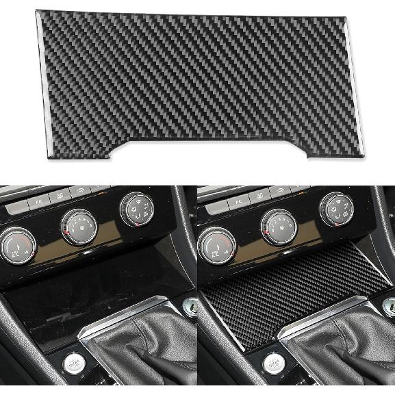 Durable Carbon Fiber Compatible with Volkswagen VW Jetta A7 2019-2025 2020 2021 2022 2023 2024 Accessories Car Gear Shift Control Anti-Scratch Panel