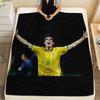 Brazilian footballer Kaká pattern Flannel Blanket, High quality Comfortable for All Seasons, Home Decor, Warmth and Comfort, Perfect for Gifts.
