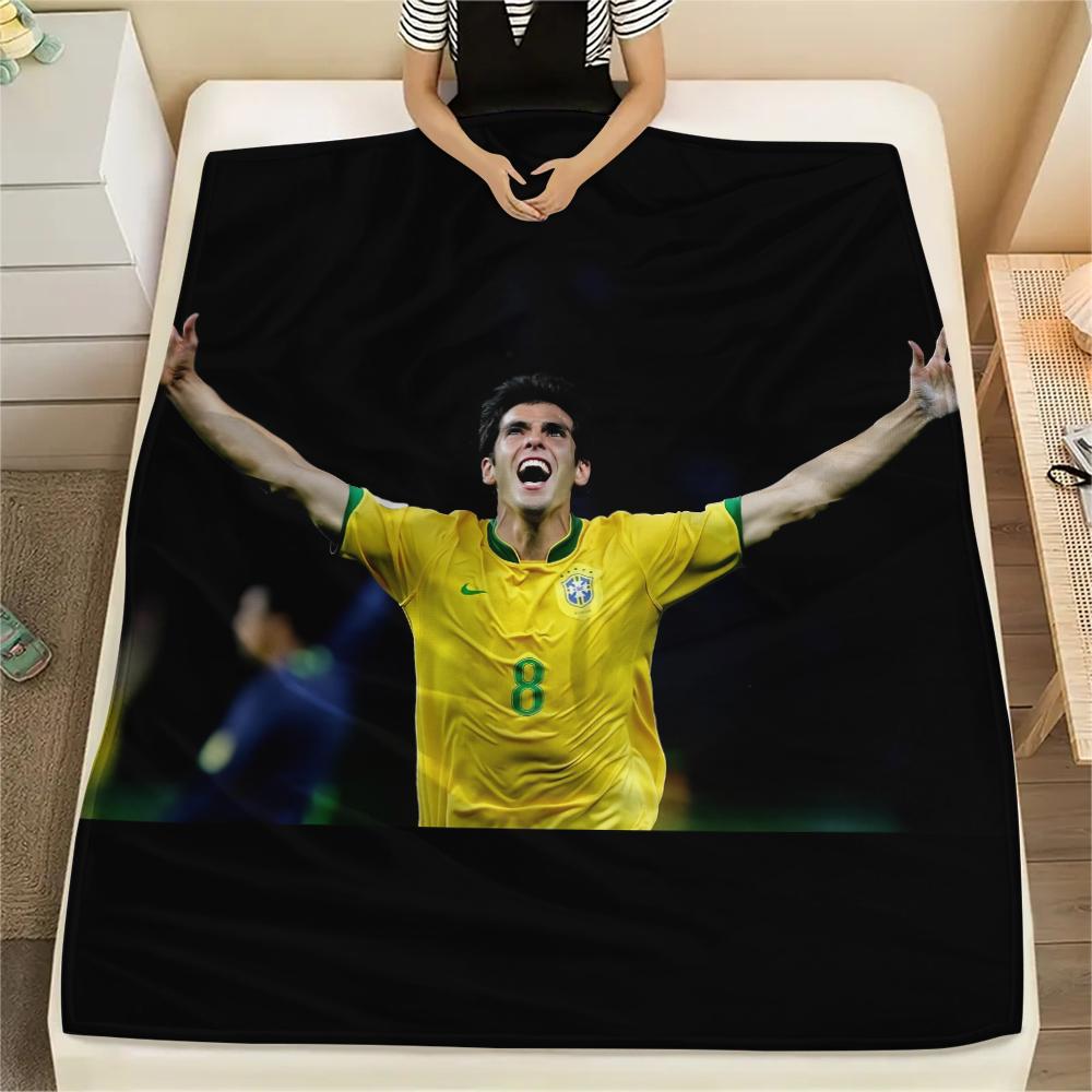 Brazilian footballer Kaká pattern Flannel Blanket, High quality Comfortable for All Seasons, Home Decor, Warmth and Comfort, Perfect for Gifts.