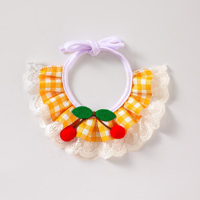 New Cross-Border Pet Bib: Dog Drool Scarf for Small & Medium Breeds, Decorative Cat Accessories