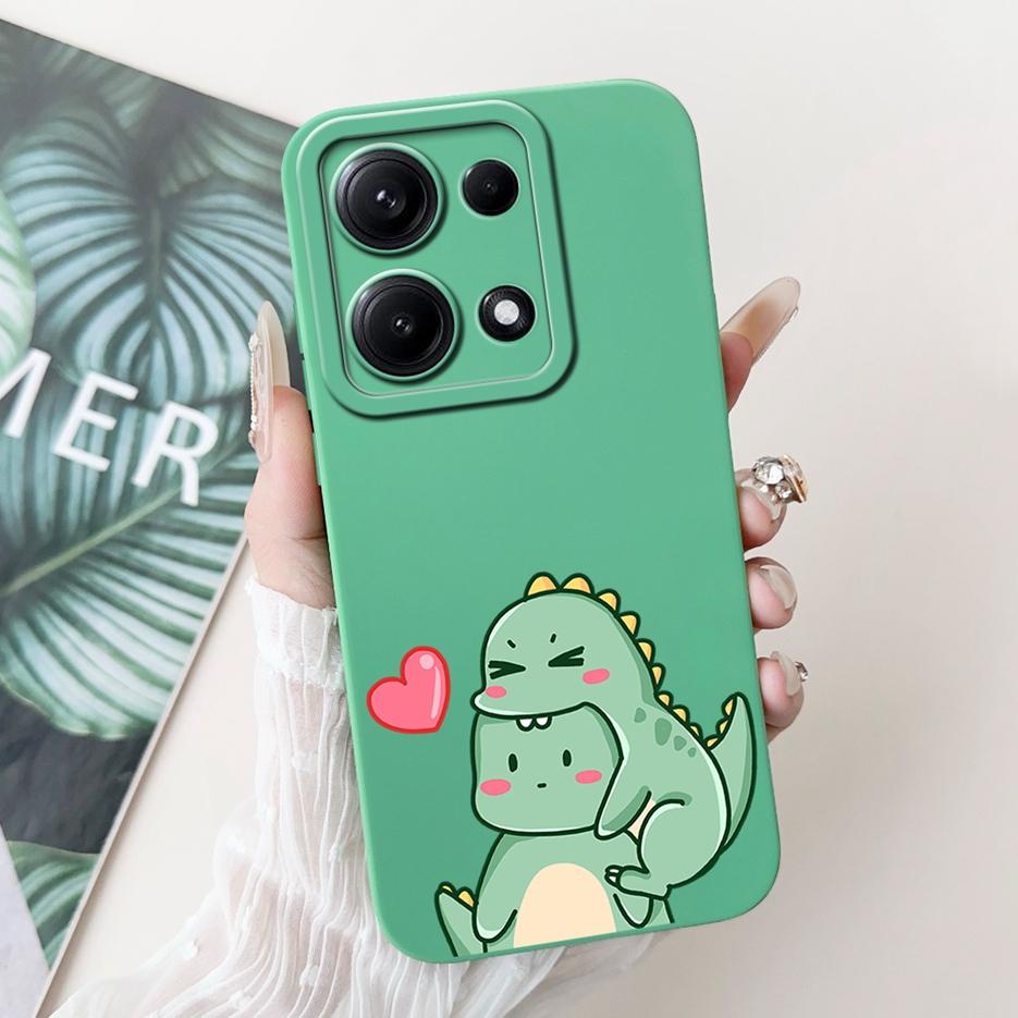 For Xiaomi Redmi Note 14S Case 6.67'' Cute Cat Dinosaur Cartoon Cover Matte Phone Case For Redmi Note 14S Note14S 4G Soft Fundas