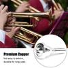 Trombone Mouthpiece   Large Shank Mouth Piece Metal 12.7mm 5G Accessory Replacement TR‑03
