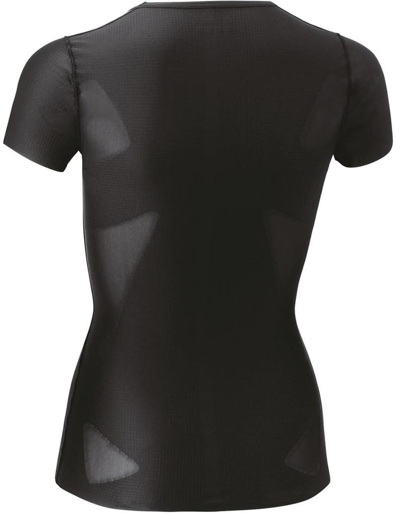 STB YONEX Underwear Short Sleeve Shirt STBA1512 Black XO Women's U-Neck 007