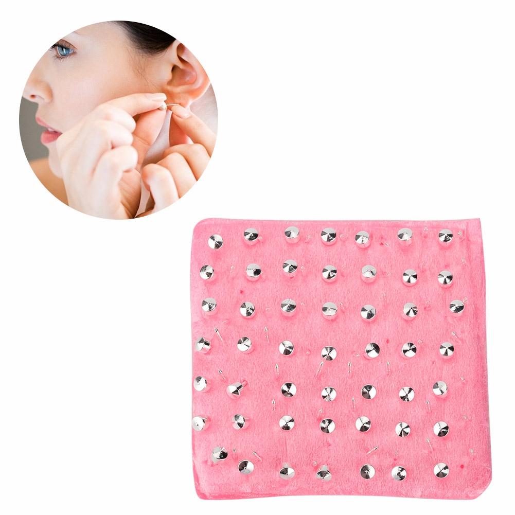 98pcs Metal Ear Stud Ear Cap Earnuts Piercing Tool Earrings Jewelry Accessories Set