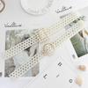 Mei Mary Women's Buckle Inlaid Pearl Girdle Decorative Dress Fishing Line Series Pearl Waist Chain