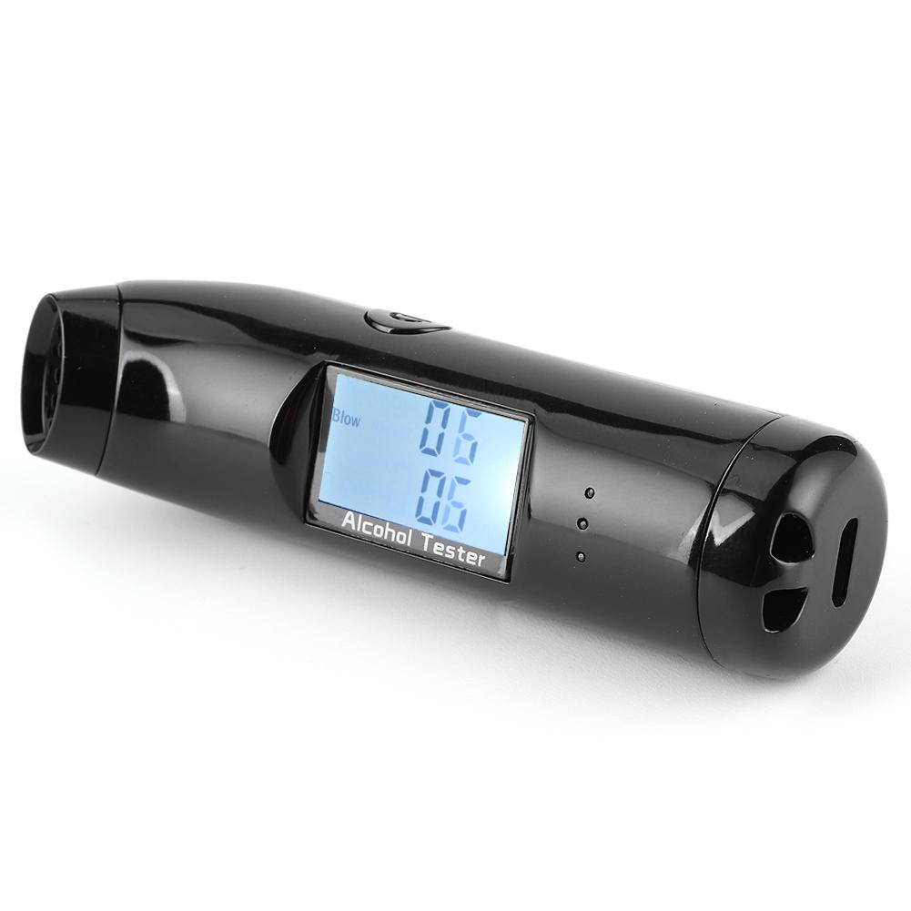 Digital Breath Wine Tester LCD Display Drunk Driving Analyzer Car Breathalyzer Detector