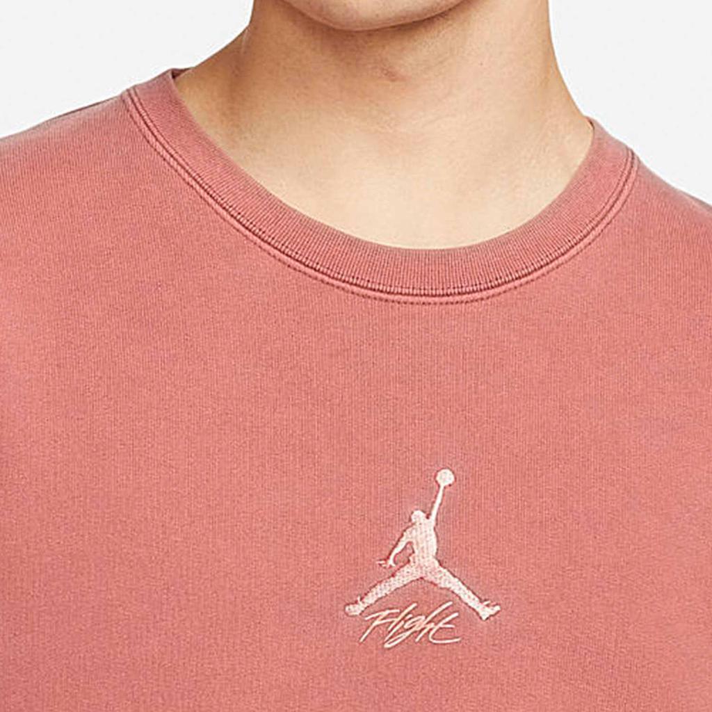 Jordan Sweatshirts Men's Rusty Pink Color Crew Neck Moderate Regular DO2308-691