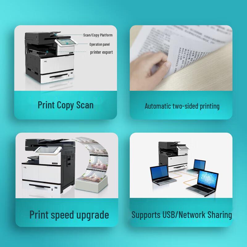 LANXUM GA9025dn A3 Black & White Multifunction Printer CN plug (adapter included)