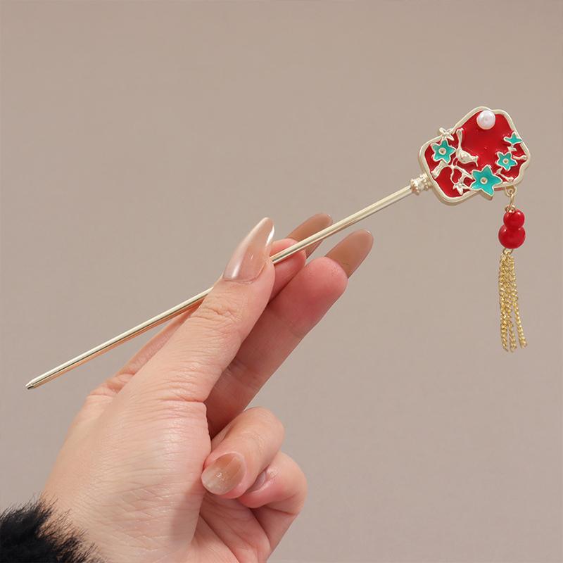 

Ретро китайская элегантная кисточка шпилька веер палочка для волос аксессуары для волос ханьфу пографический реквизит