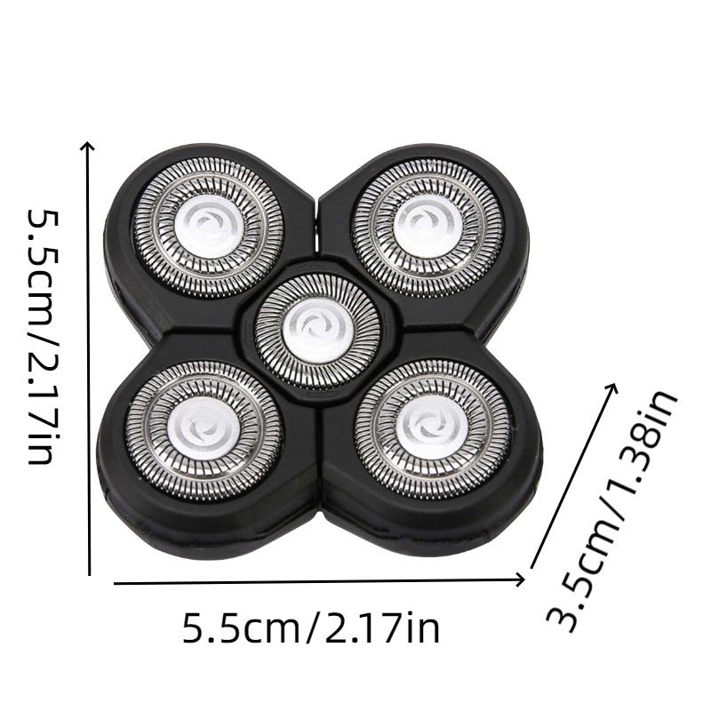 

Электрические лезвия 5 шт. Сменная головка для бритвы Съемный моющийся аксессуар Бритва