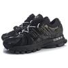 Li Ning Cushioning Slip Resistant Low Top Running Shoes Women's Pure Black ARZP014-4
