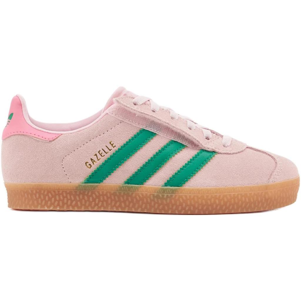 Adidas Gazelle Comfort Closure El C Clear Pink Court Green Kids Sneakers Bliss-Pink JQ7837