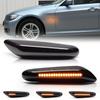 2 st för BMW LED Dynamisk Sidomarkör Blinkersljus Sekventiellt Blinkersljus för E90 E91 E92 E93 E60 E87 E82 E46 Felaktighetsfri