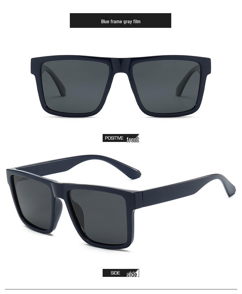 Men's Large Frame Polarized Sports Sunglasses - Ideal for Driving & Fishing (Model 9061)