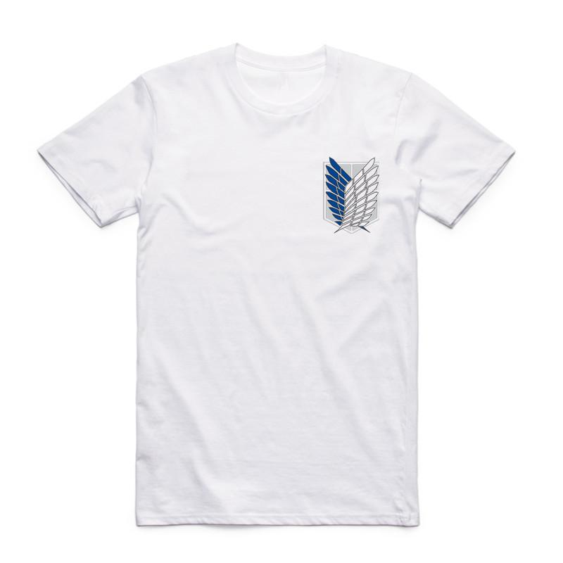 

Men Women Print Attack On Titan T shirt O Neck Short Sleeve Harajuku Shingeki No Kyojin Japanese Anime T-shirt Swag 4XL